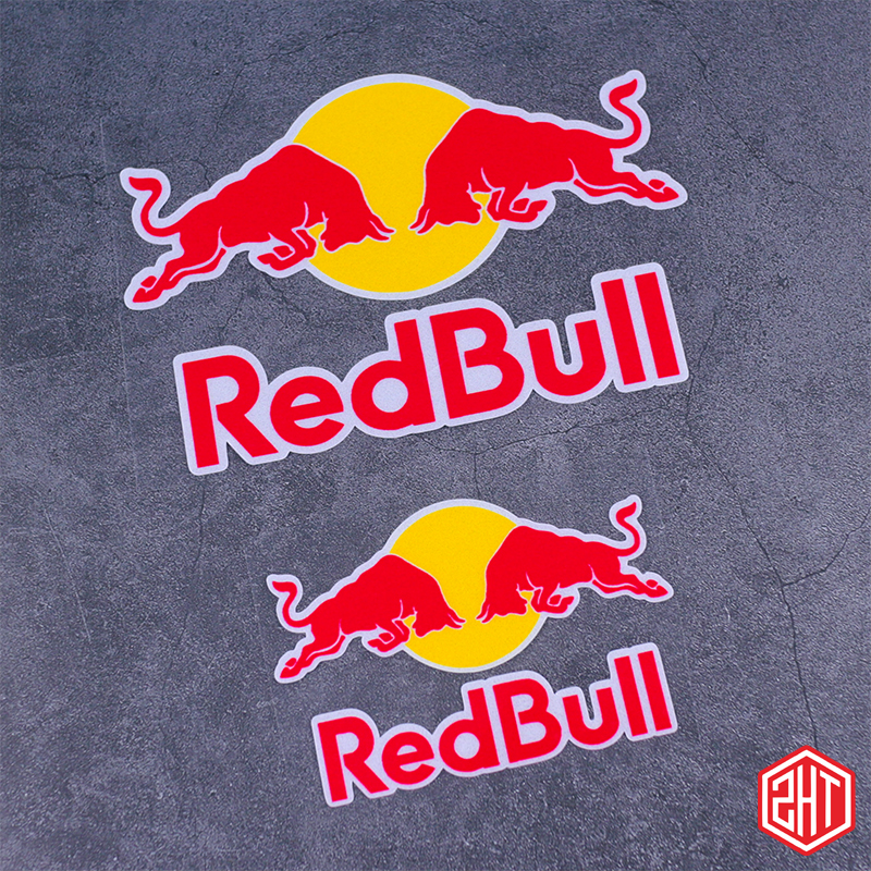 系列logo贴纸反光贴改装车红牛车贴电动赞助商汽车Redbull摩托车