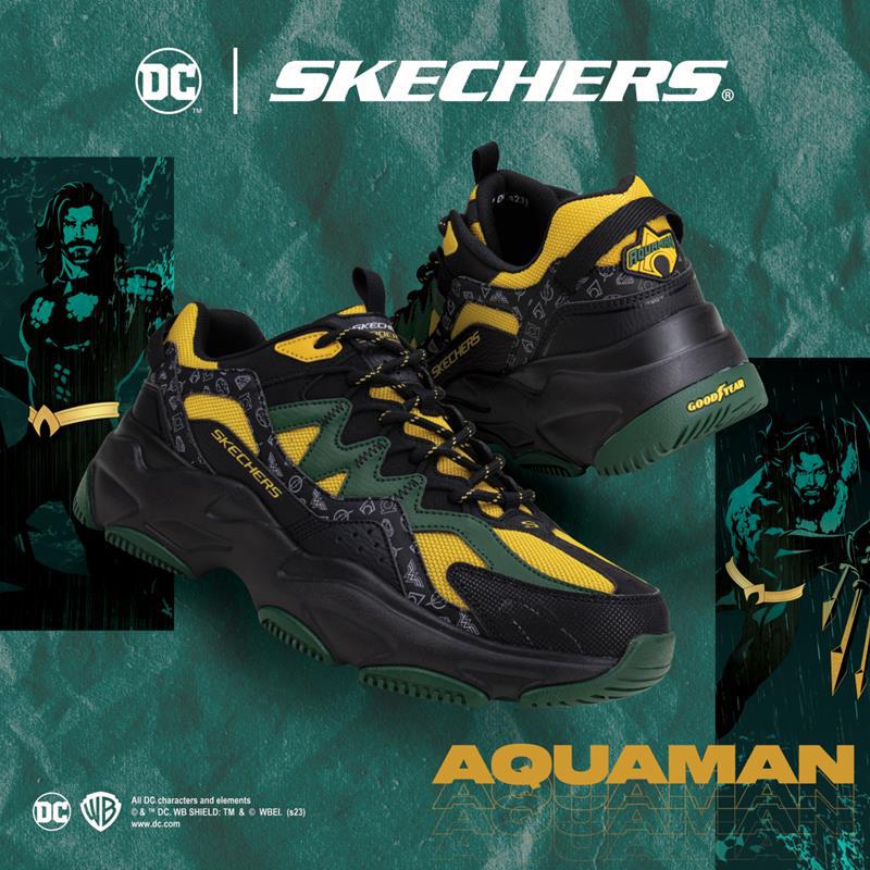 斯凯奇Skechers男鞋DC漫画超人款街头潮流时尚LANDER S运动休闲鞋