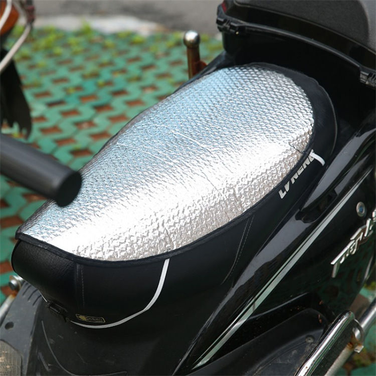 电动车电瓶车防晒坐垫座套摩托车坐垫套隔热遮阳防水加厚通用夏季