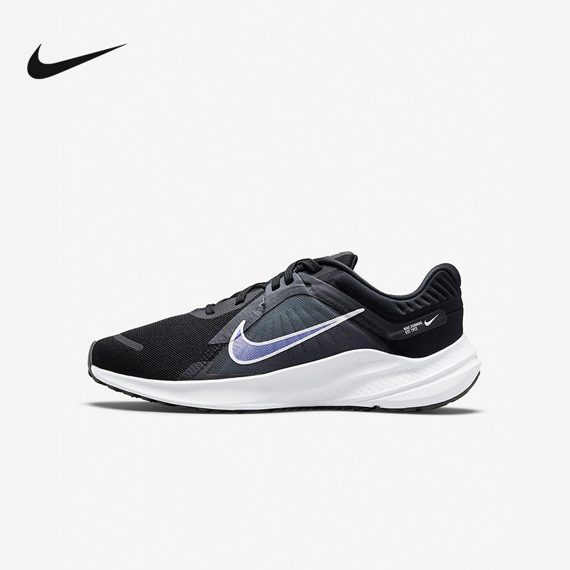 Nike耐克女鞋夏季新款QUEST 5休闲网面透气运动跑步鞋DD9291-001
