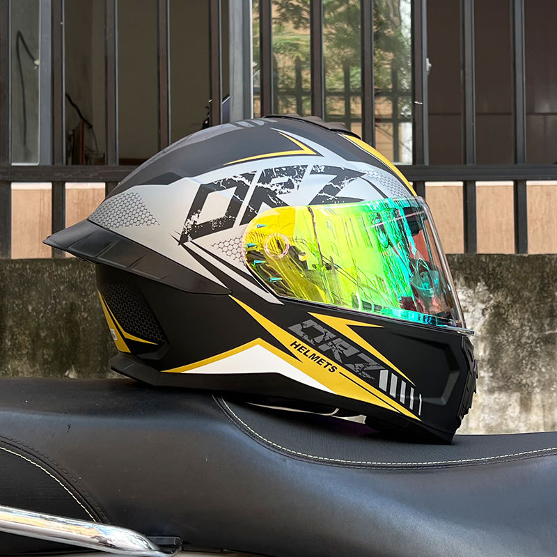 ORZ摩托车头盔男女全盔3C认证机车安全帽大码赛车蓝牙槽四季电摩