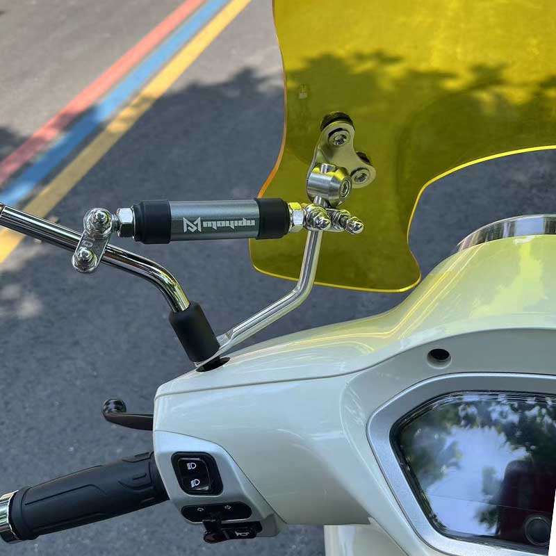 摩托车改装横杆 挡风板固定支架横杆 加强拉杆 后视镜加固杆铝合