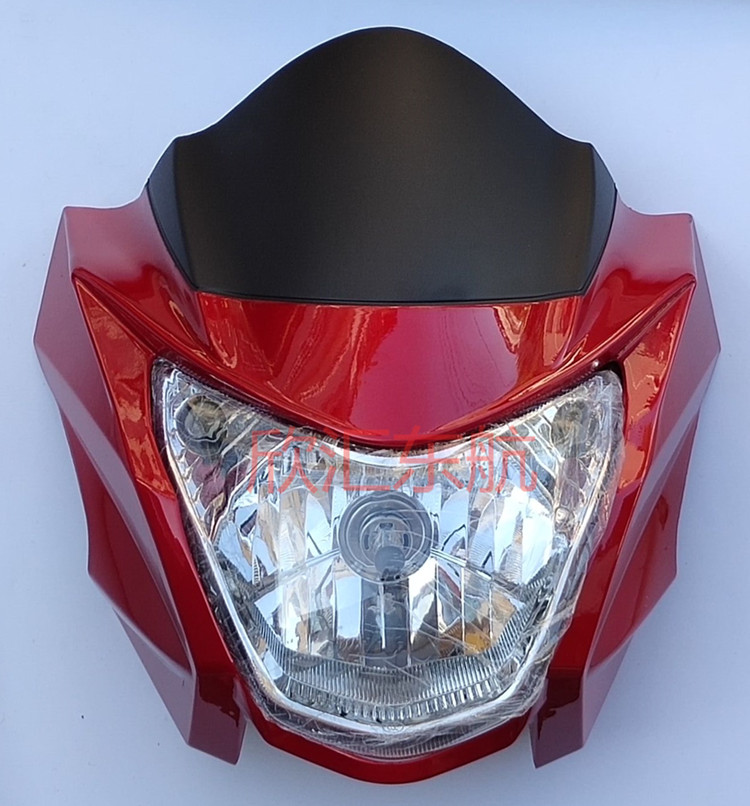 宗申摩托车配件ZS125-150-78锐锋大灯 前照灯 车头灯头罩大灯总成