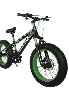 大宽粗轮胎山地自行车4.0雪地车沙滩车20/26寸儿童成年人学生单车