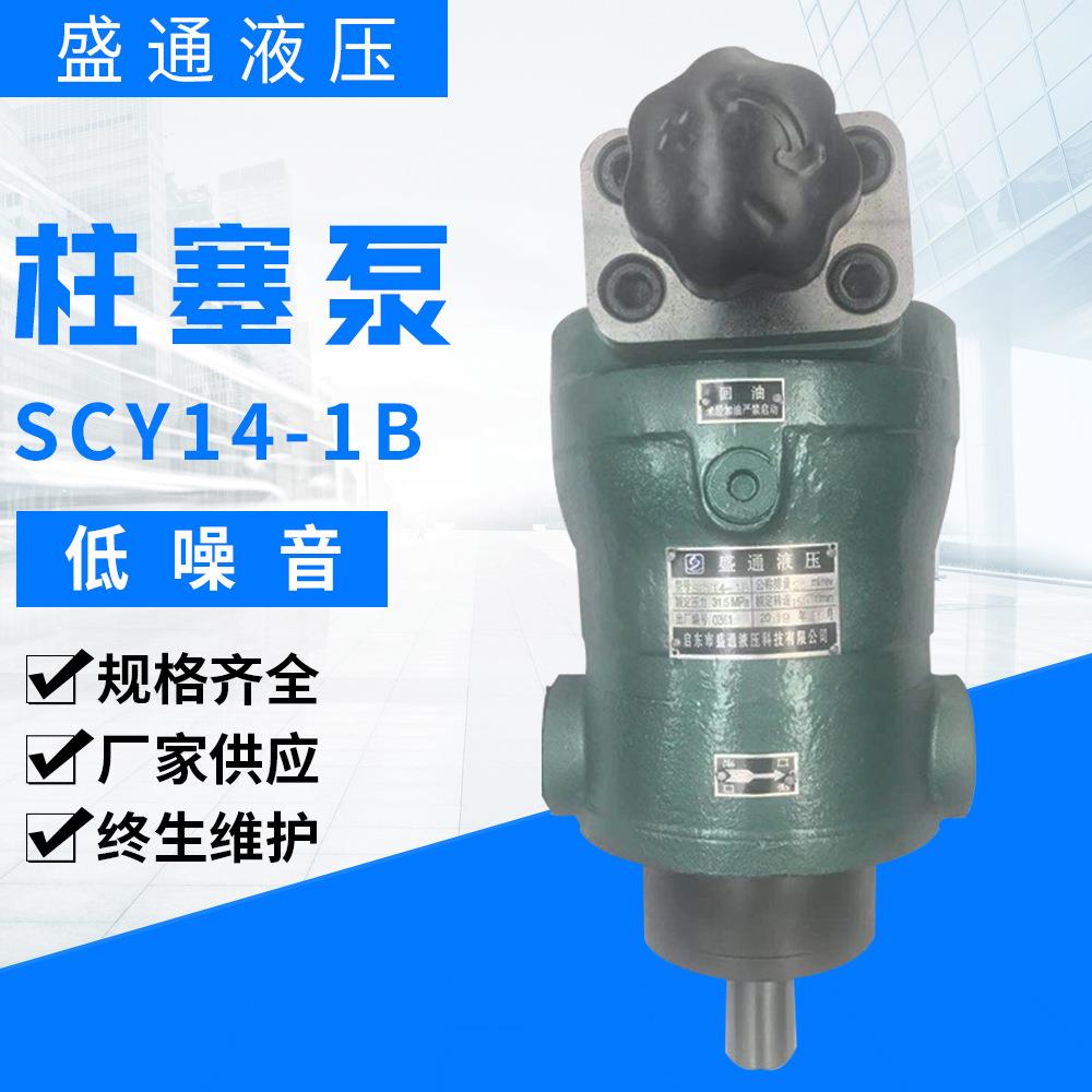 启东CY柱塞泵SCY14-1B高压柱塞泵厂家直供轴向柱塞泵高压油泵