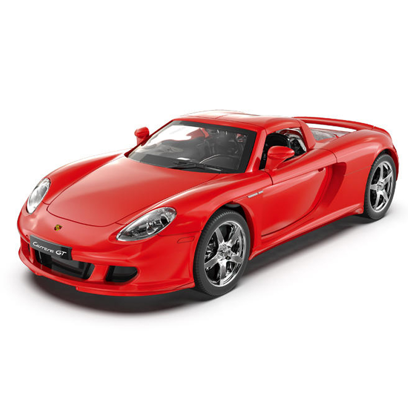 彩珀成真1:32合金汽车模型红色保时捷卡雷拉GT赛跑车声光儿童玩具