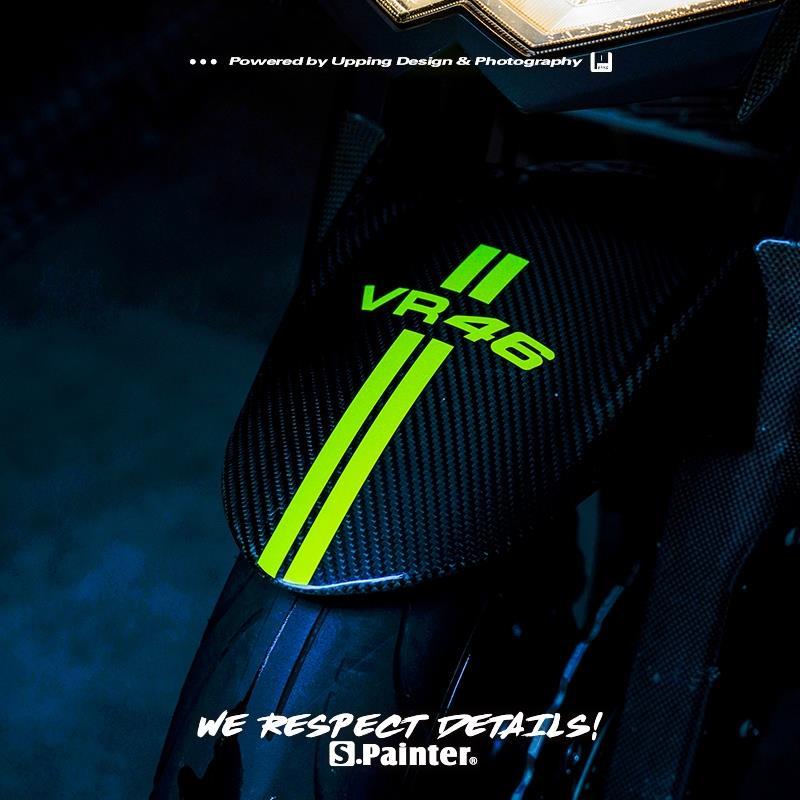 SP车贴MOTOGP罗西PROJECT踏板车贴纸ROSSI摩托车VR46挡泥板反光贴