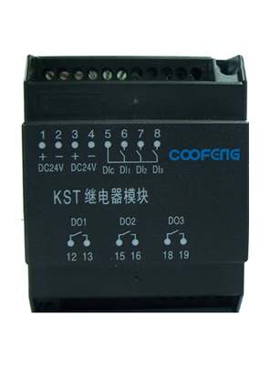 KST继电器模块框架断路器控制器内部触点扩展DC24V电源继电器输出