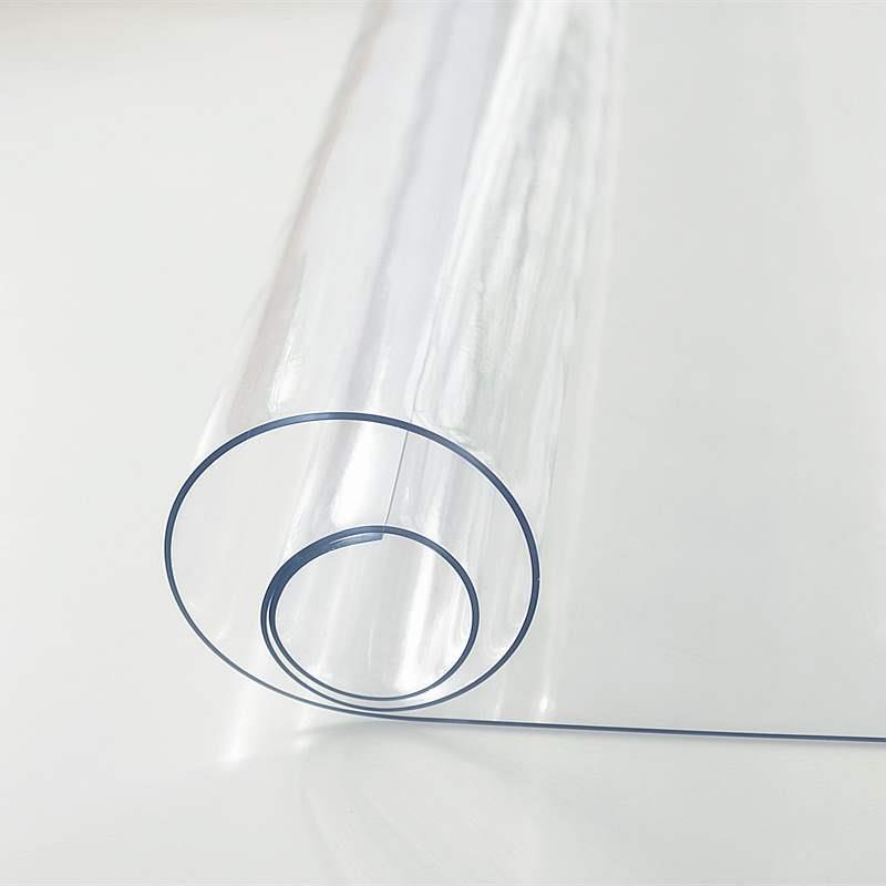 龙塑料膜透明PVC挡风软水晶板玻璃薄膜封窗户阳台防雨磨砂桌布垫