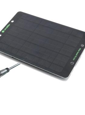 全新太阳能电池板6W6V单晶摩拜共享单车输出充手机充电宝光伏充电