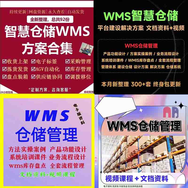 WMS智能仓库店铺订单数据管理 智慧仓储解决方案 物流系统建设