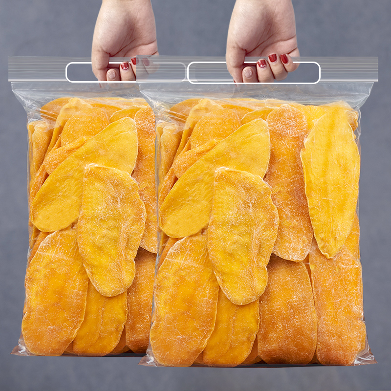 芒果干500g一斤袋装泰国风味酸甜水果干蜜饯整箱散装孕妇休闲零食