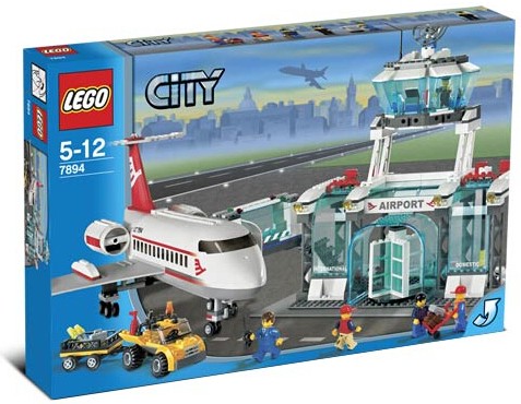 乐高LEGO 7894大型飞机场场景 拼接智力玩具稀有儿童积木