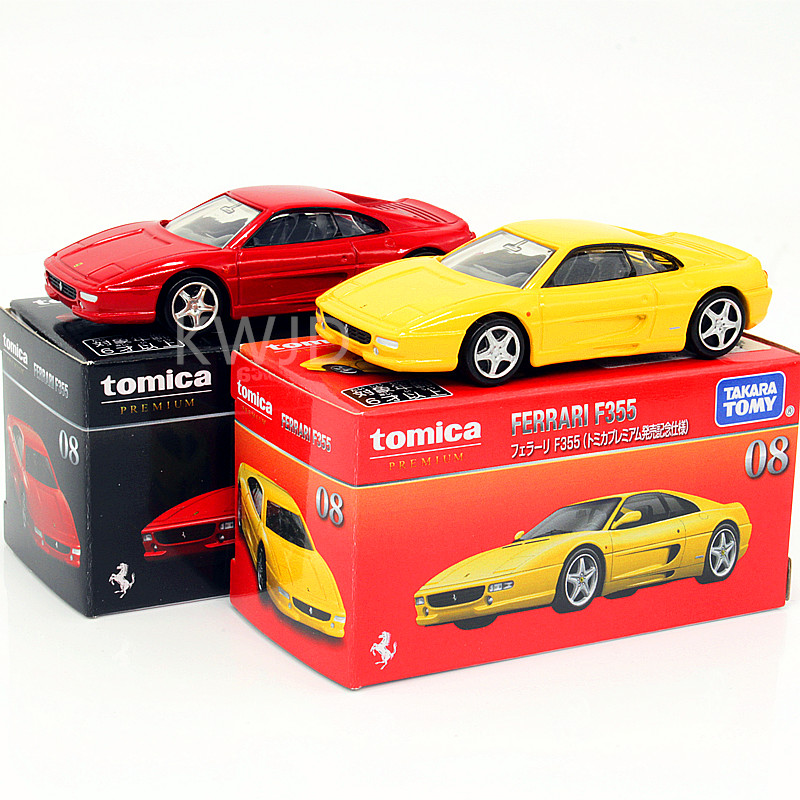 TOMY多美卡tomica合金玩具车模型新TP08法拉利F355初回纪念款跑车