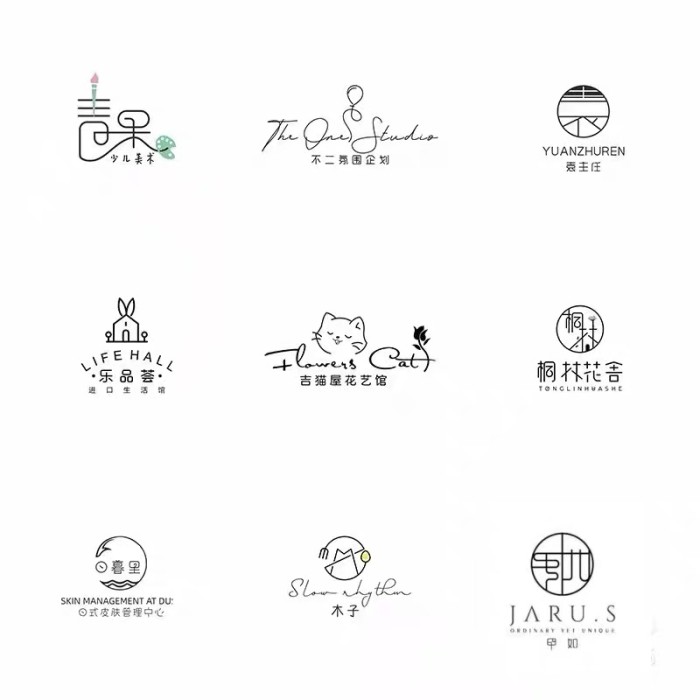logo原创设计商标品牌公司标志企业字体店名水印定制微信头像图片