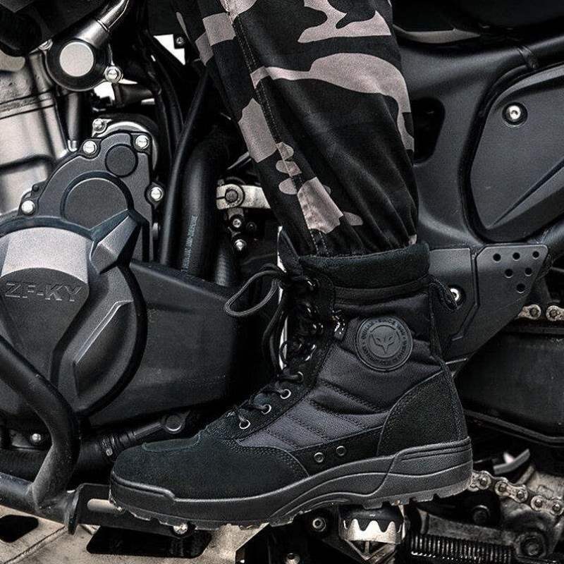 杜汉DUHAN摩托车骑行鞋男女通用秋冬季登山鞋作战靴爬山鞋运