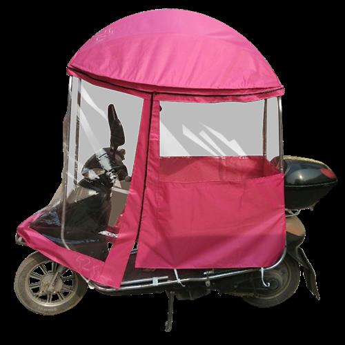 电动车遮阳伞雨篷两轮电动车全封闭雨棚车衣踏板摩托全包雨篷车罩