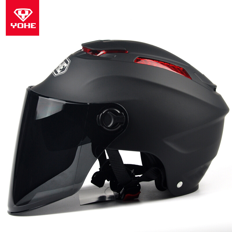 3C认证正品永恒头盔夏季半盔电动车防晒帽摩托车安全帽男女士夏盔