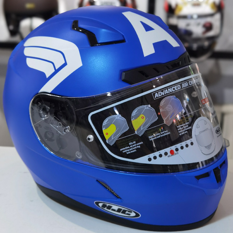 断色断码HJC摩托车赛车头盔全盔跑盔HJC CL-17 漫威美国队长收藏