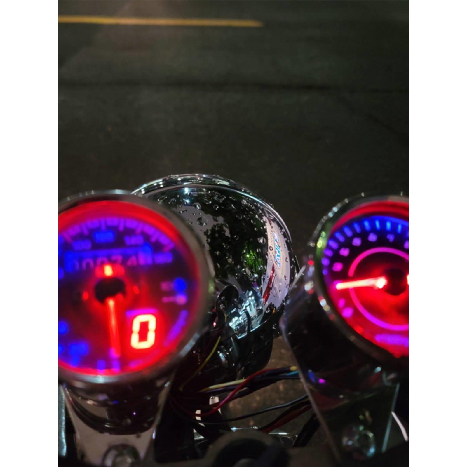 CG125摩托车双仪表组件复古改装幸福珠江嘉陵转速码表公里转速表