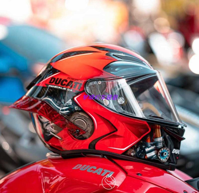 梦域 国外高端彩绘 碳纤维摩托车头盔杜卡迪宝马私人定制车型全盔