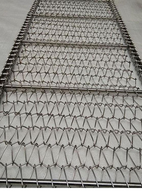 不锈钢网带输送带食品蒸煮烘烤链网流水线输送设备金属链条传送带