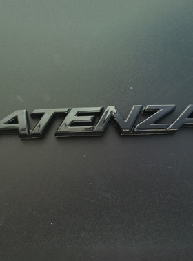 速发适用Mazda6阿特兹改装黑武士车标套装后备箱字母标SKYACTIV