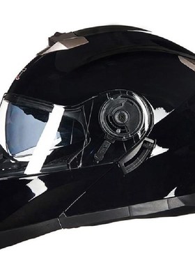GXT头盔男摩托车头盔揭面盔双镜片全覆式个性酷机车四季防雾全盔