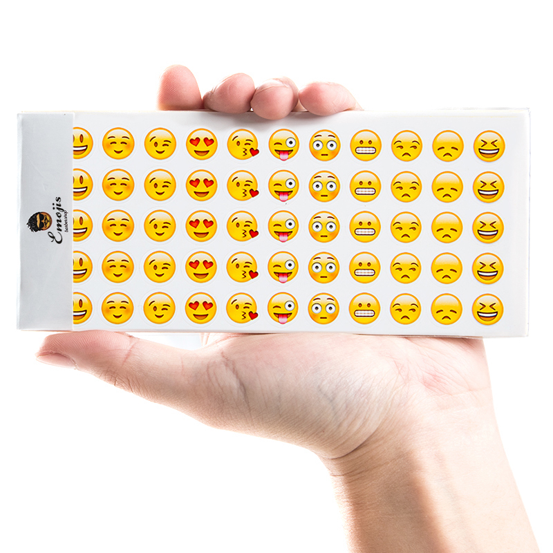 Emoji表情贴纸iPhone微信QQ手帐相册diy贴画日记装饰可爱笑哭脸