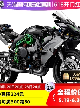【自营】LEGO乐高42170川崎H2R摩托车机械组拼搭积木模型玩具赛车