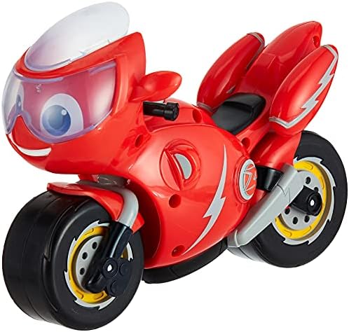 Ricky Zoom 玩具摩托车带灯光和声音 红色适合男孩、女孩