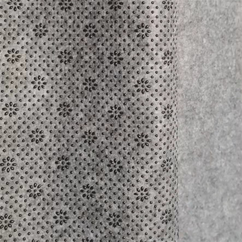 灰色tufting手工地毯滴塑点胶防滑底毛毡布簇绒diy苔藓地毯垫布料