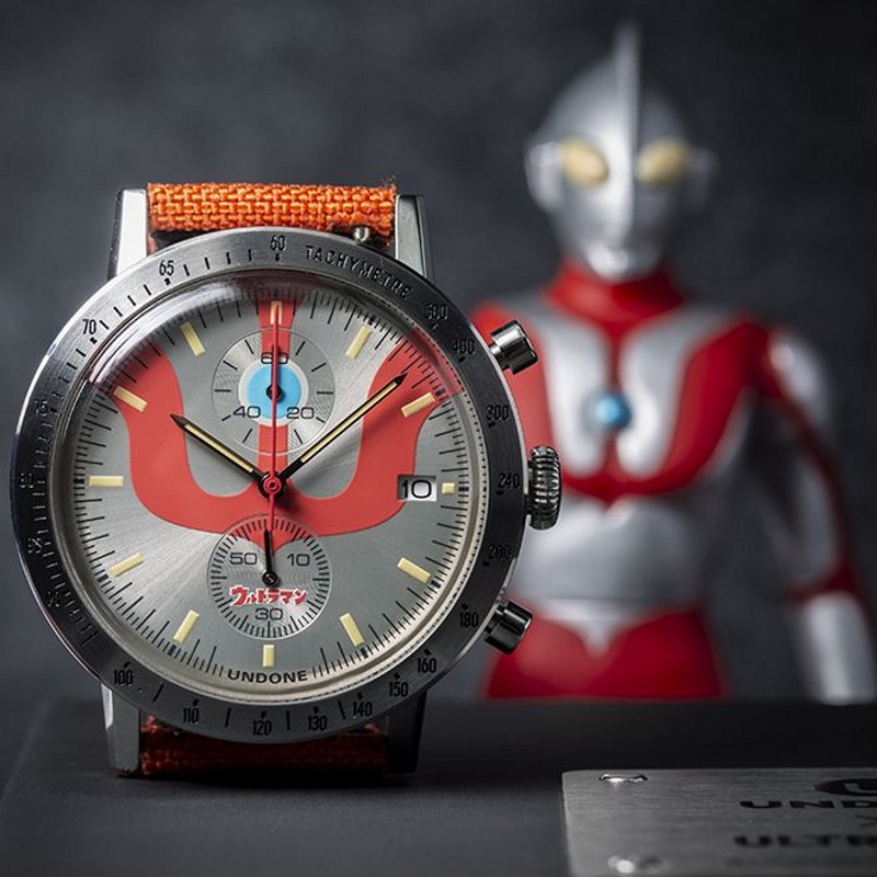 美国代购正品UNDONE x 奥特曼联名款腕表全球限量夜光男士手表