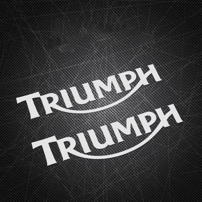 Triumph 凯旋 头盔贴纸 摩托车划痕遮挡车贴 个性防水反光贴花 18