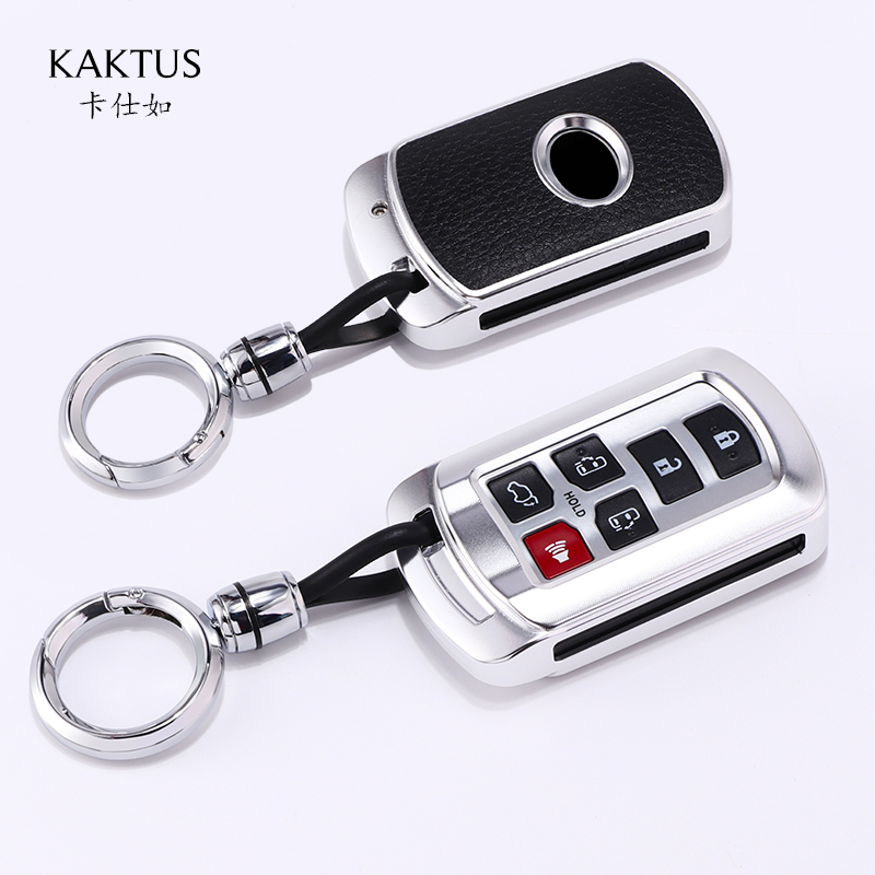 KAKTUS适用于丰田2020款进口塞纳汽车钥匙包sienna金属遥控钥匙套