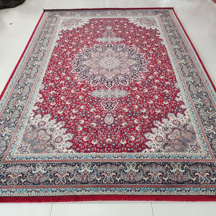 土耳其原装进口欧式美式红色新西兰羊毛混纺地毯客厅卧室家用2*3
