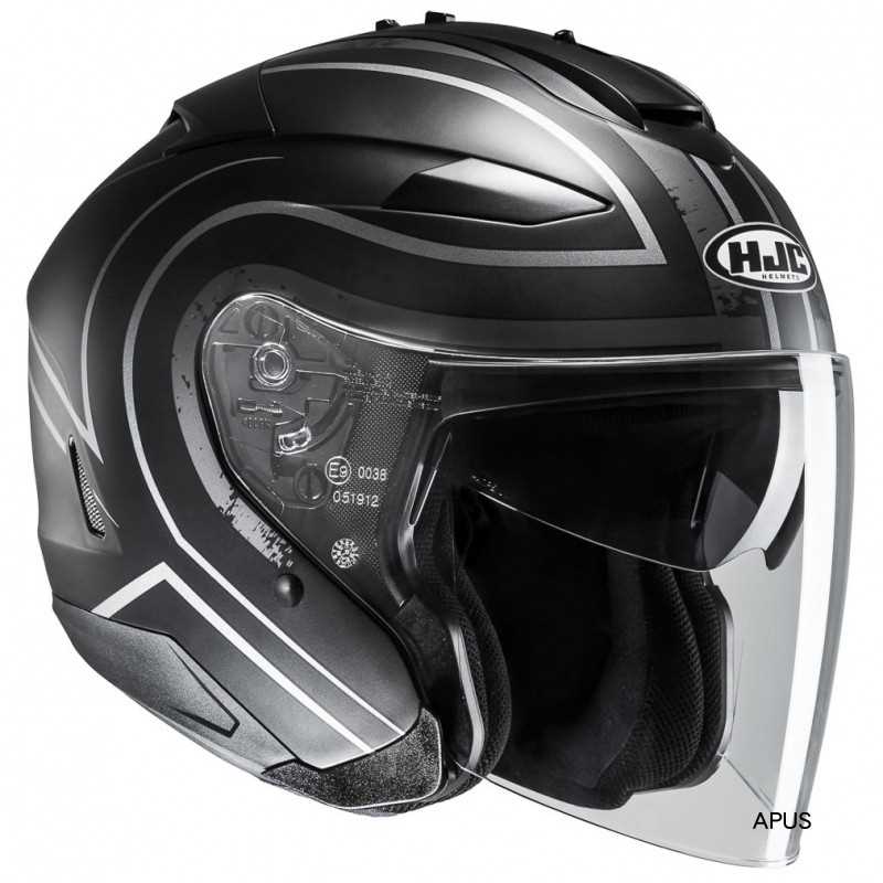 高档HJC双风镜半盔IS-33II摩托车头盔进口跑盔骑行头盔夏盔复古盔