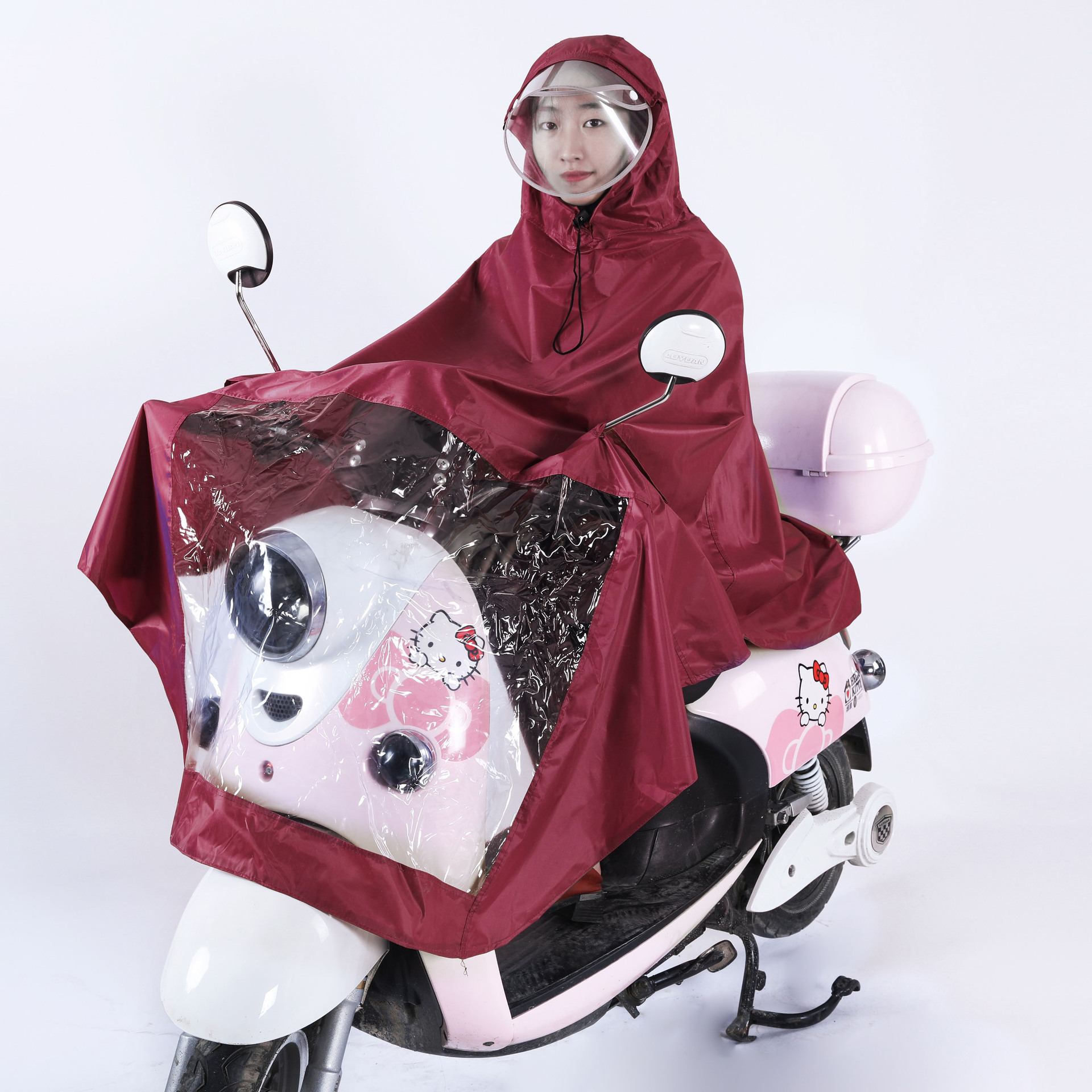 电动车摩托车雨衣骑车加厚成人单双人雨披自行电瓶车雨衣定制