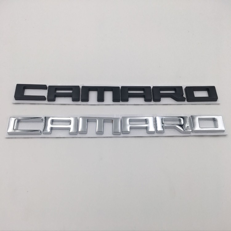 适用于雪佛兰科迈罗大黄蜂CAMARO车贴车头盖车尾英文塑料车标贴