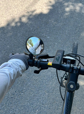 公路自行车后视镜山地车前车把骑行装备电动车摩托车通用反光镜