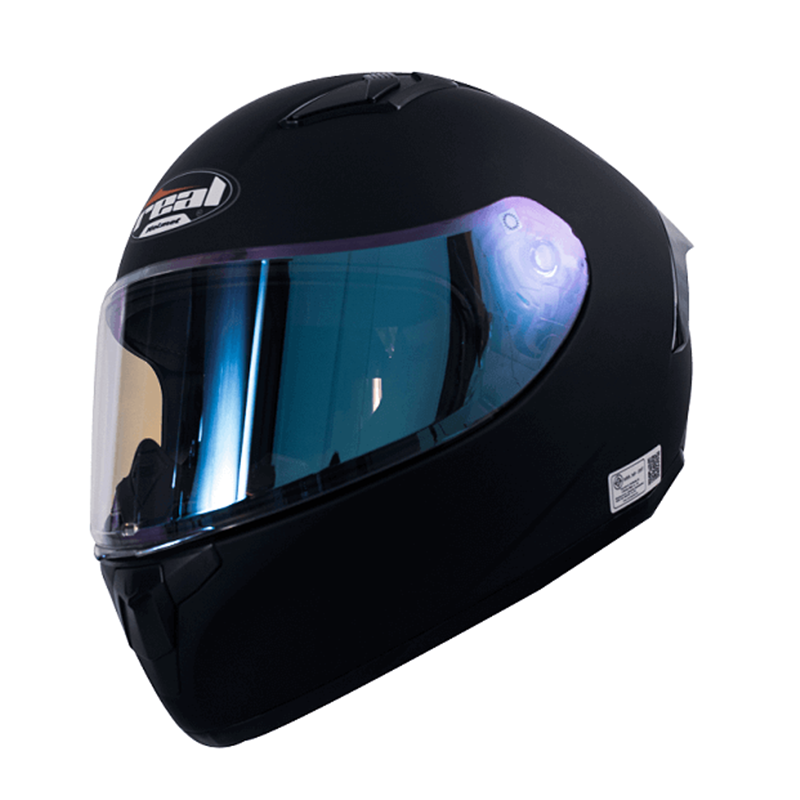 亚版3C双认证男女白黑色摩托车头盔real全盔跑盔帅气安全性价比