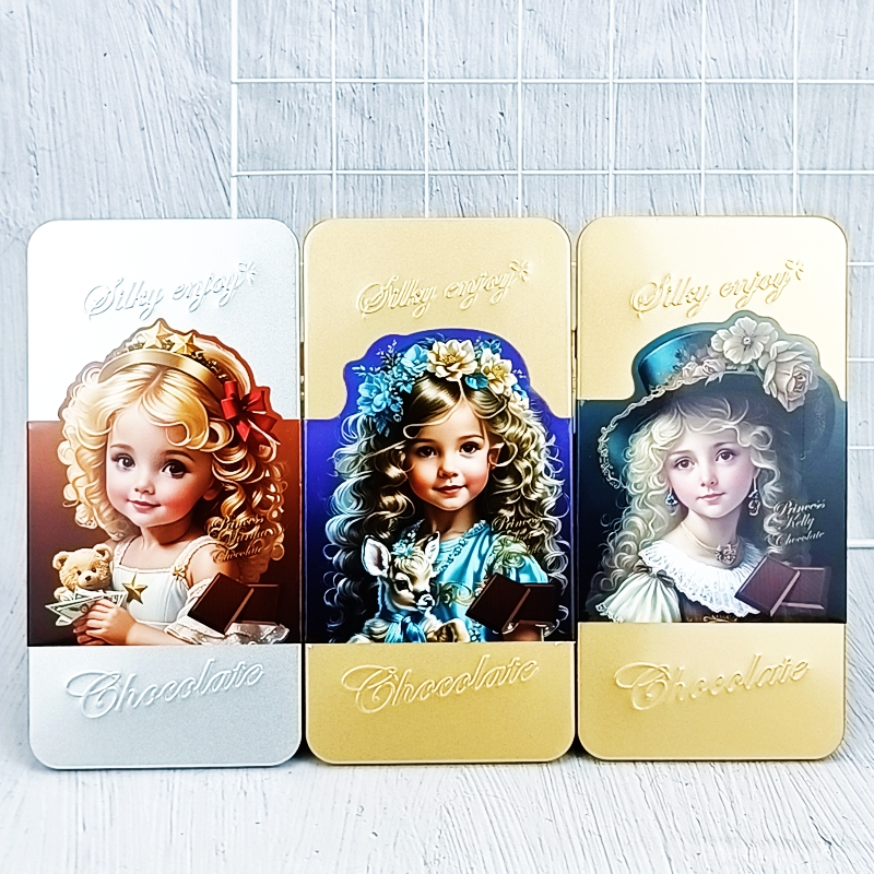 俄罗斯风情塔瓦娜铁盒牛奶黑巧克力城堡女孩卡通图案零食节日礼物