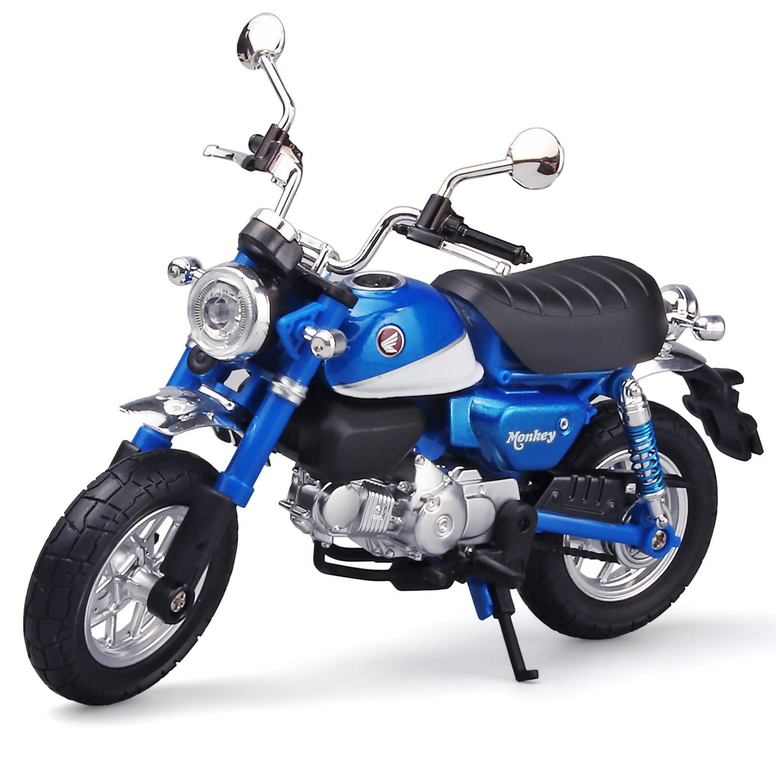 新款 1:12小猴子合金摩托车模型 男孩 儿童摆摊 澄海玩具