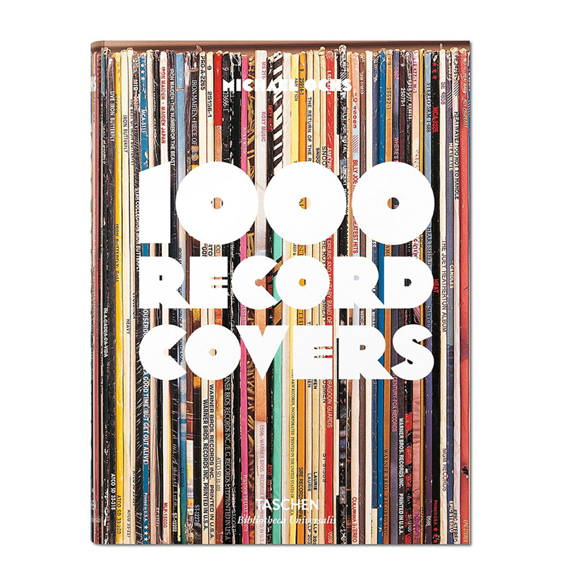 【现货】TASCHEN 1000 Record Covers 塔森[图书馆系列]1000个专辑封面平面设计图册进口原版专业英文图书
