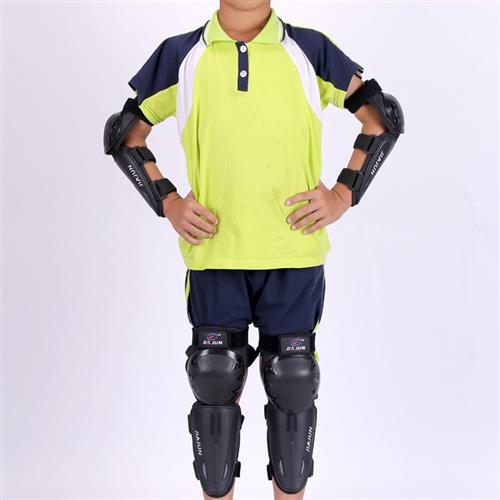 儿童护膝护肘四件套护甲衣越野摩托自行车轮滑板赛车骑行运动护具