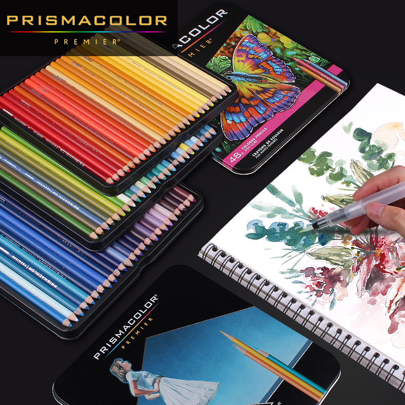 美国三福Prismacolor霹雳马油性彩铅笔肤色人像132色 150色人像24