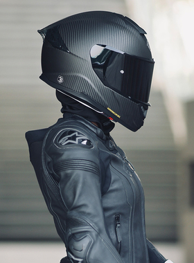 FASEED摩托车头盔碳纤维全盔861男女士四季机车防雾蓝牙特大码4XL