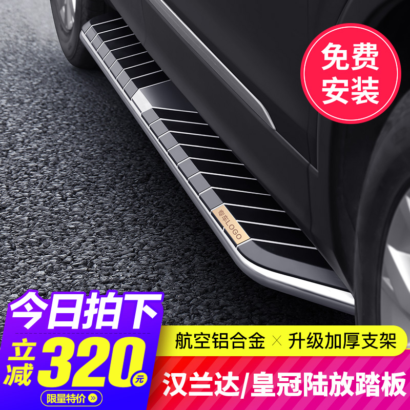 15-2023新款丰田汉兰达脚踏板原厂皇冠陆放迎宾专用改装饰配件侧1