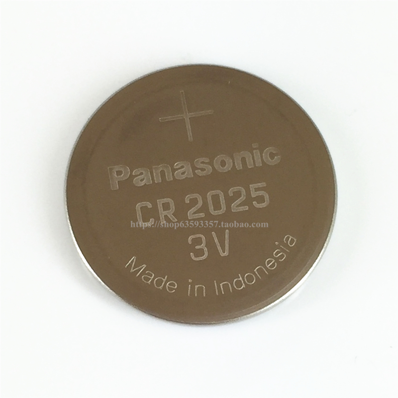 松下原装 CR2025 汽车钥匙遥控器电池 3D眼镜纽扣电池3V 工业包装