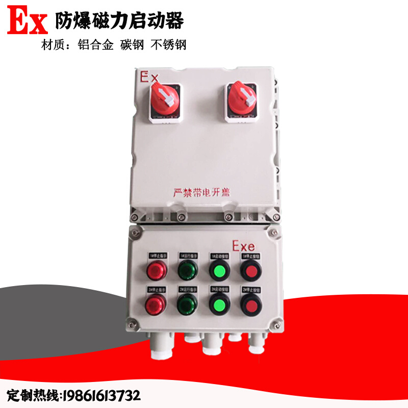 。BXKQ低压防爆磁力配电箱采用防腐按钮指示灯元气件 600*800控制